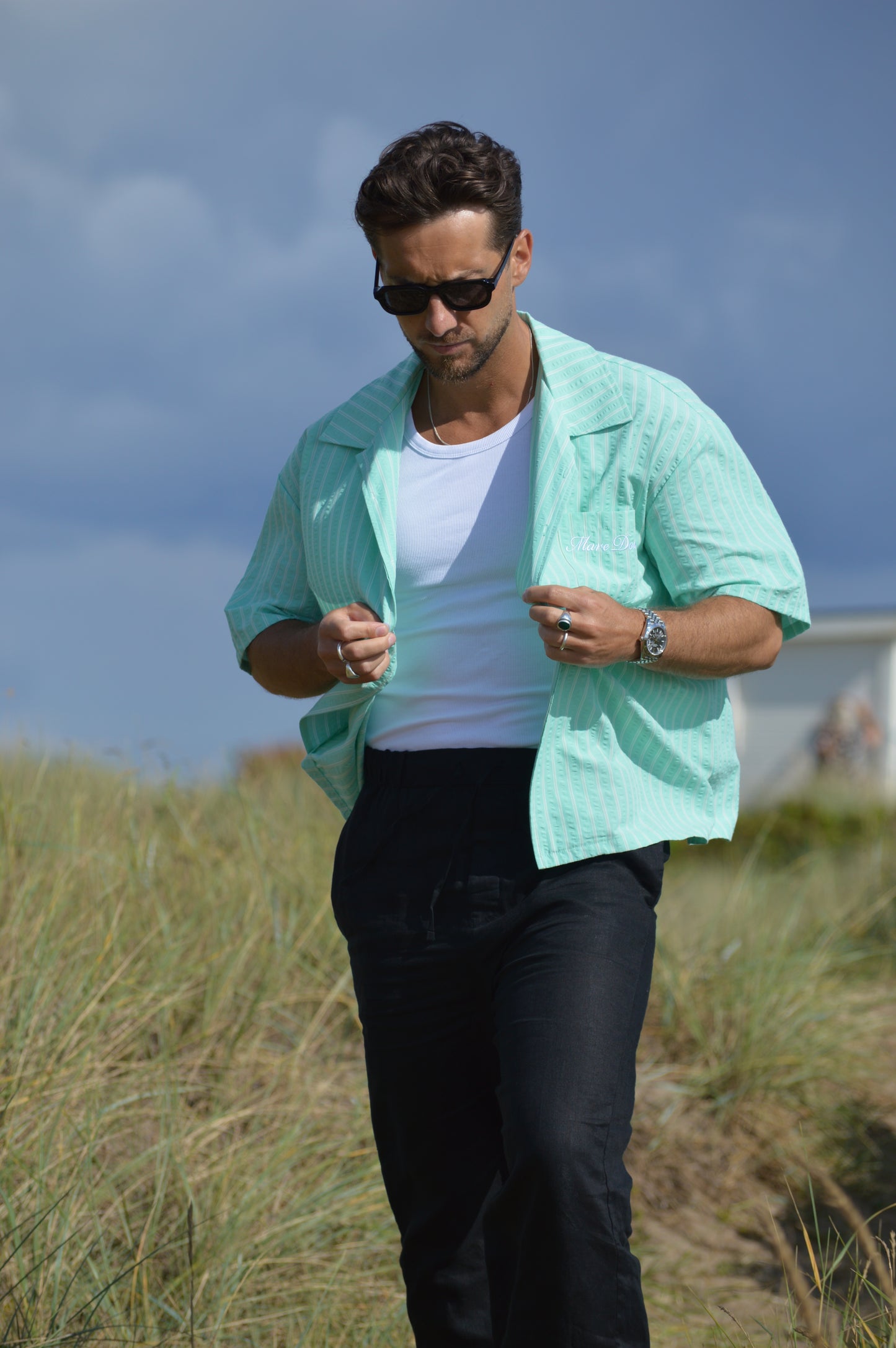 SIGNATURE SHORT SLEEVE SHIRT IN GREEN